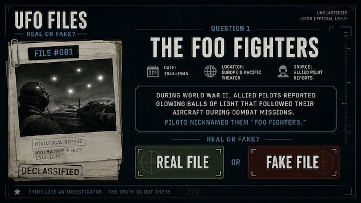 UFO Files - Real or Fake? image number null